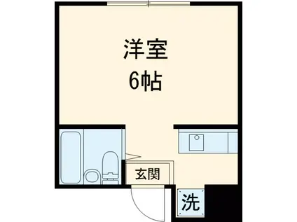 アモーレ(ワンルーム/2階)の間取り写真