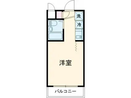 G APARTMENT(ワンルーム/3階)の間取り写真