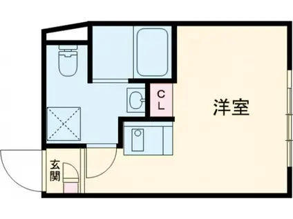 BOASORTE五反野Ⅱ(ワンルーム/1階)の間取り写真