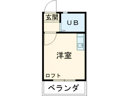レオパレス東高円寺(1K/2階)の間取り写真