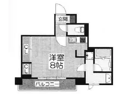 ALTA京都堀川ウィンドア(ワンルーム/12階)の間取り写真