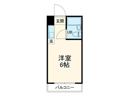 東和プラザA館(ワンルーム/5階)の間取り写真
