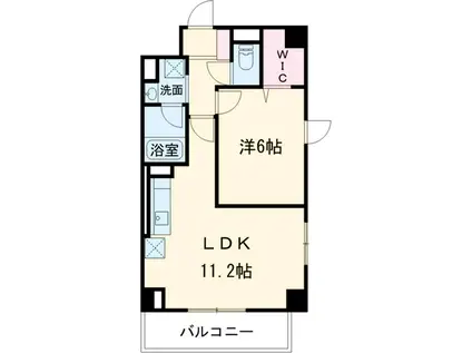 ノアズ アーク(1LDK/2階)の間取り写真
