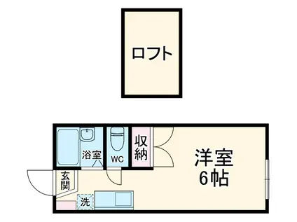 エルドラド(ワンルーム/1階)の間取り写真