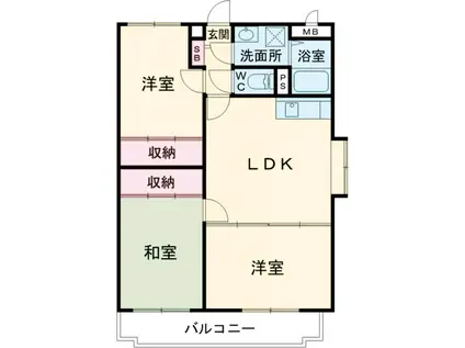 ユーミーSAKUJ(3LDK/3階)の間取り写真
