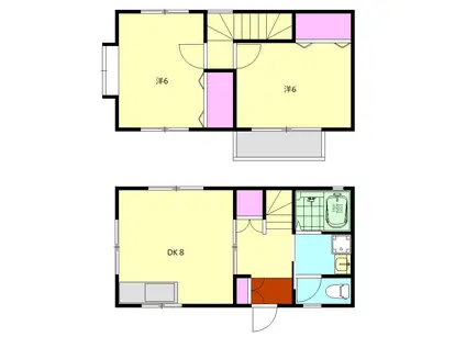 Marine.S(2DK)の間取り写真