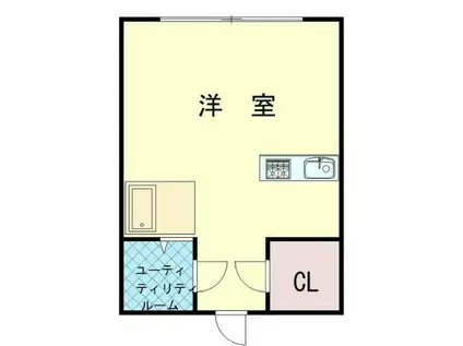 シャンブル英美Ⅳ(ワンルーム/3階)の間取り写真