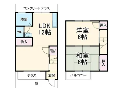 コーポラス赤見(3DK)の間取り写真