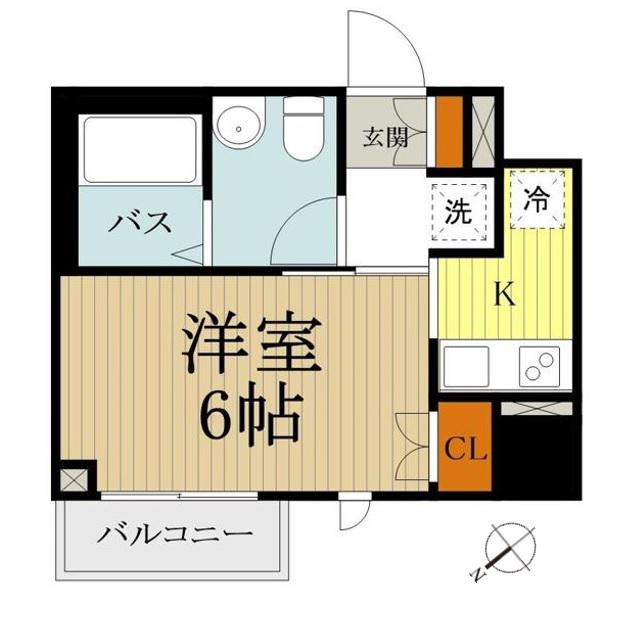 NSTAGE豊田(ワンルーム/11階)の間取り写真