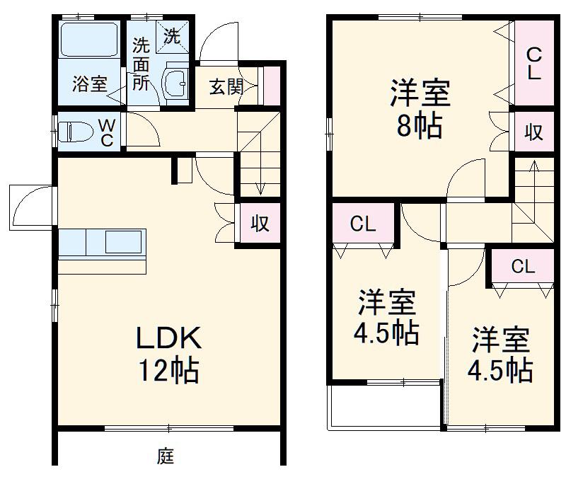 レジデンス笠井(3LDK)の間取り写真