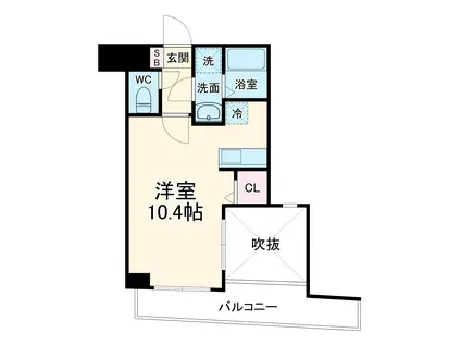 FORTITUDO四街道(ワンルーム/3階)の間取り写真