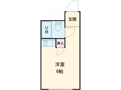 メゾンドノア大横町(ワンルーム/3階)の間取り写真