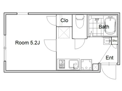 グレースコート町屋(1K/4階)の間取り写真