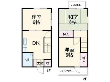 ローゼンハイム(3DK)の間取り写真