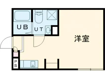 RSC綾瀬(ワンルーム/1階)の間取り写真