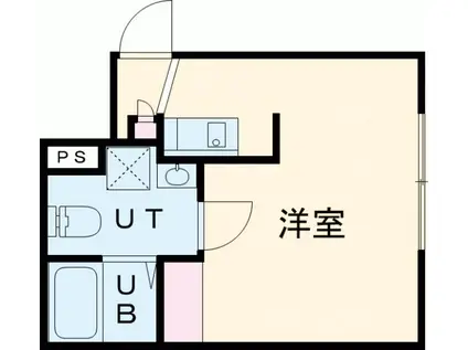 RSC綾瀬(ワンルーム/2階)の間取り写真