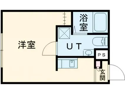RSC綾瀬(ワンルーム/3階)の間取り写真