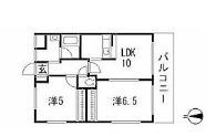 グランドパレスNS-77(2LDK/4階)の間取り写真