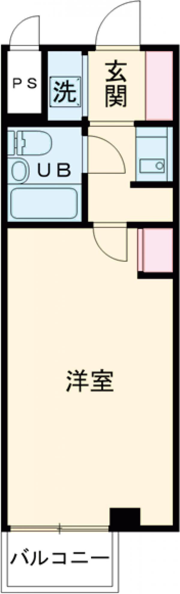 ワーベ寿々(1K/2階)の間取り写真