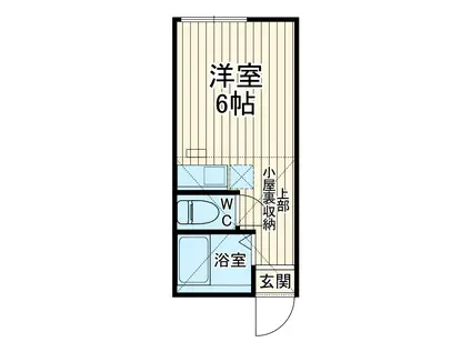 ユナイト追浜ジョルジャ・メローニ(ワンルーム/1階)の間取り写真