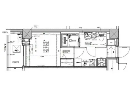 RESIDENCE船橋東中山(1K/6階)の間取り写真