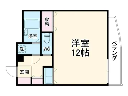 PIAAHOUSE(1K)の間取り写真