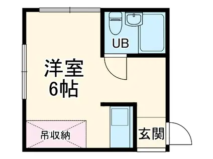 ベレーザタナカ(ワンルーム/1階)の間取り写真