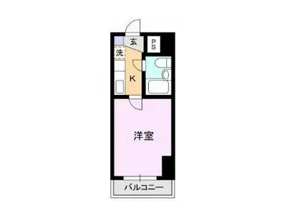 モナークマンション橋本弐番館(1K/8階)の間取り写真
