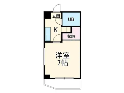 メゾン呼続(1K/3階)の間取り写真