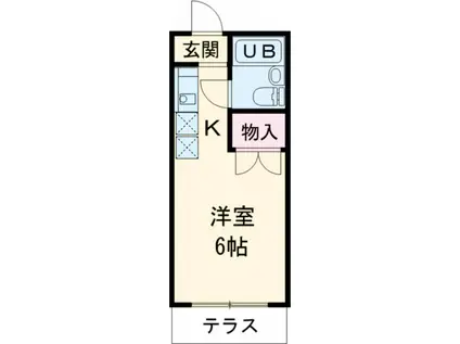 ポルシェ飯山(ワンルーム/3階)の間取り写真