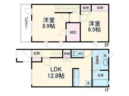 Harmony22(2LDK)の間取り写真