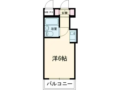 ペガサスマンション経堂&蓑口ビル83(ワンルーム/3階)の間取り写真