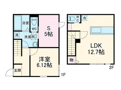 PremaFlora相模原(1SLDK)の間取り写真