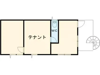 フォリアージュ八千代(ワンルーム/1階)の間取り写真