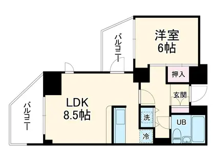 シーサイドリゾート南房総貴賓館(1LDK/7階)の間取り写真