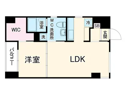 DODO HOUSE(1LDK/3階)の間取り写真