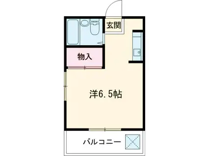 祥鈴ハウス上井草(ワンルーム/1階)の間取り写真