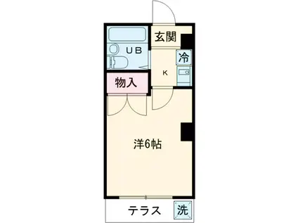 ホームコア87(1K/3階)の間取り写真