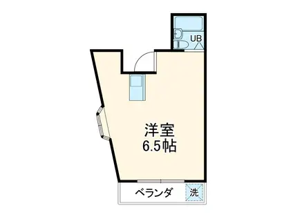 エルパソ(ワンルーム/3階)の間取り写真