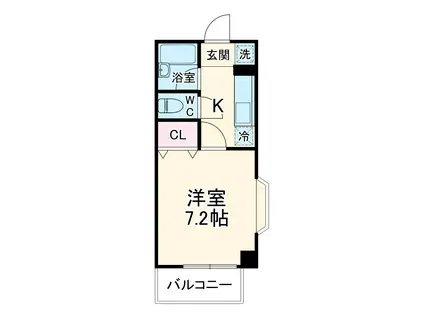 藤ビル(1K/3階)の間取り写真