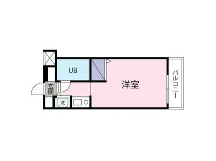 ジョイフル八王子(ワンルーム/3階)の間取り写真