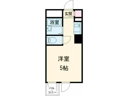 メゾン・ド・ノア元横山(ワンルーム/2階)の間取り写真