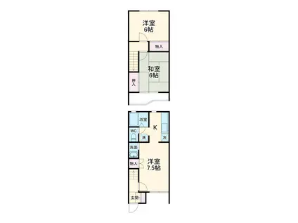 リョーセイ87(3K)の間取り写真