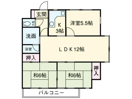 BORAX-TOWER(3LDK/3階)の間取り写真