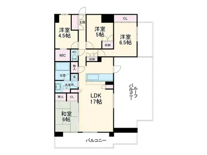シャリエ多摩境(4LDK/12階)の間取り写真