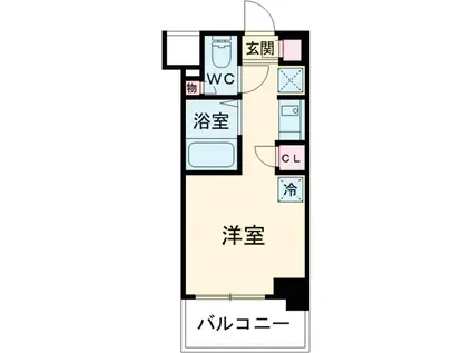 キャンパスヴィレッジ千歳烏山(ワンルーム/5階)の間取り写真