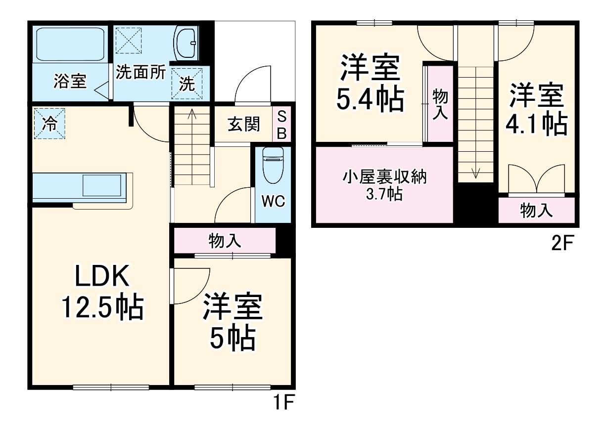 グランシア(3LDK)の間取り写真