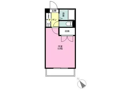 エミネンスプラザ(1K/2階)の間取り写真