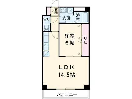 VG・TREE(1LDK/5階)の間取り写真