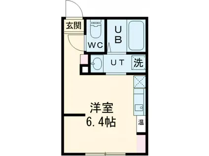 RCレジ錦糸(ワンルーム/4階)の間取り写真